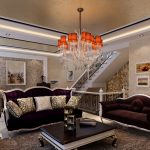 Elegante sala de estar interior