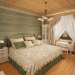 Dormitorio con muebles elegantes.