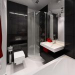 Estricto diseño de baño