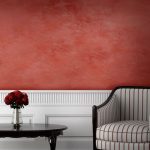 Interior rojo y blanco