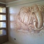Elefante de estuco
