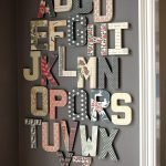 Decoración de letras en la pared