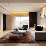 Imagen modular sobre el sofá.