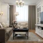 Sala de estar con muebles elegantes