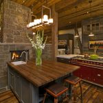 Chimenea en la cocina