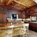 Muebles elegantes en la cocina