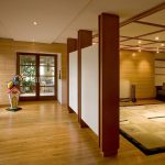 Puertas de vidrio en la habitación