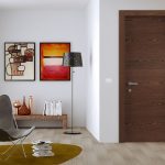 Hermoso interior con pinturas