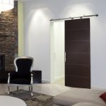 Puertas modernas en el interior.
