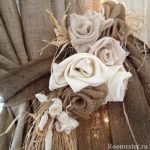 Cortinas con rosas