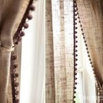 Cortinas con pompones