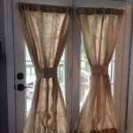 Cortinas en la puerta