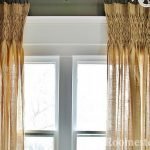 Cortinas en la ventana