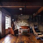 Interior masculino en estilo loft