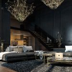 Elegante sala de estar interior