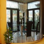 Cortinas de filamento como una partición