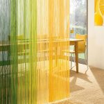 Cortinas filamentosas brillantes