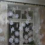 Cortina de copo de nieve