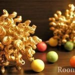 Decoración de pasta navideña