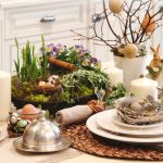 Hermosa mesa de pascua