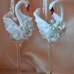 Cisnes en los vasos