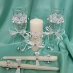 Velas y vasos
