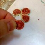 Haz círculos y pégalos en el contorno