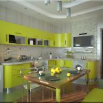 Muebles de limon en la cocina