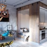 Cocina empotrada en el interior