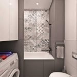 Lavadora en el baño