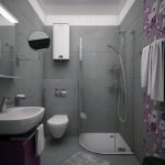 Cabina de ducha en el baño