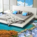 Interior de dormitorio 3d