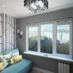 Fotowall-papel en un interior