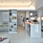 Diseño de un estudio de 30 a 35 metros cuadrados. m