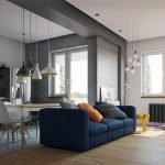 Lámparas colgantes sobre la mesa