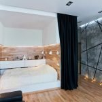 Cama en el podio