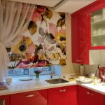 Cortinas en la cocina