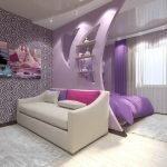 Alfombras idénticas en la sala de estar y dormitorio.