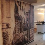 Hermosa decoración de la pared