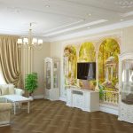 Hermosos muebles en la sala de estar