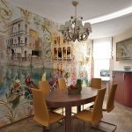 Venecia en la pared del comedor