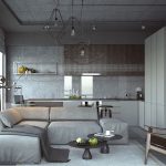 Salón-cocina tipo loft