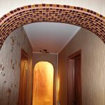 Mosaico en el arco