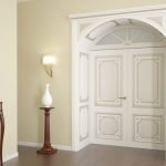 Puertas clásicas dobles en estilo vintage