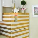 Nevera a rayas para la cocina