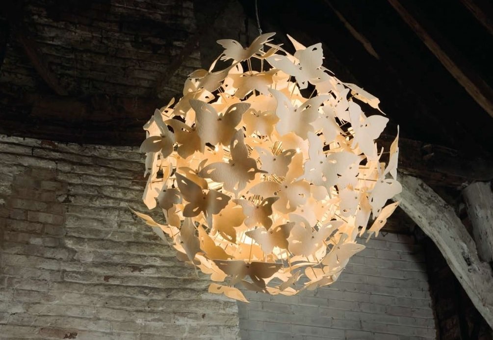 Butterfly lysekrone Decor