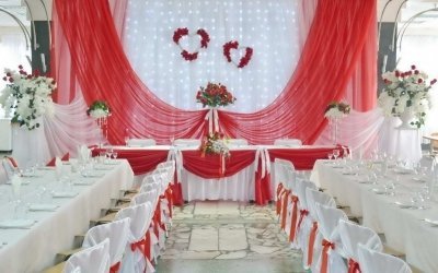 Decoración de un salón de bodas +100 fotos de ideas de diseño a mano.