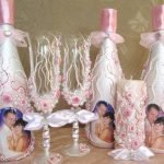 Decoración de botellas con foto