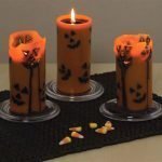 Rostros de velas de miedo
