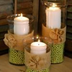 Guisantes como decoración